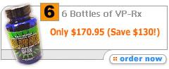 Buy 6 Bottles of VP-RX online!